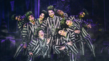 Photo of Justin Collette, who plays Beetlejuice in the musical at Dr.Phillips.