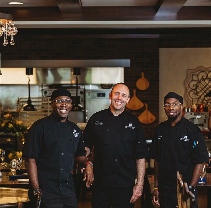 three Hamilton's Kitchen chefs